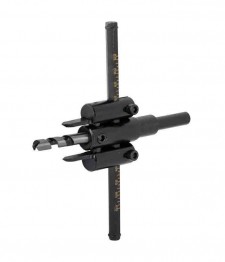 Adjustable hole cuter up to ø120mm for wood