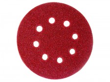 Sanding discs ø125mm K 60 with 8 holes 10pcs