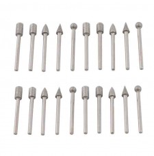 Diamond burrs ø3 20pcs. set