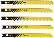 Jigsaw blades for wood U  8tpi set 5pcs