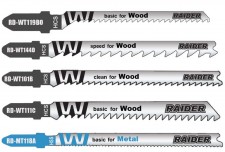 Assorted Jigsaw Blades 'T' Shank 5 pcs. Set