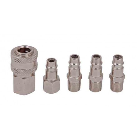 Air quick couplings 1/4 5pcs. QC01