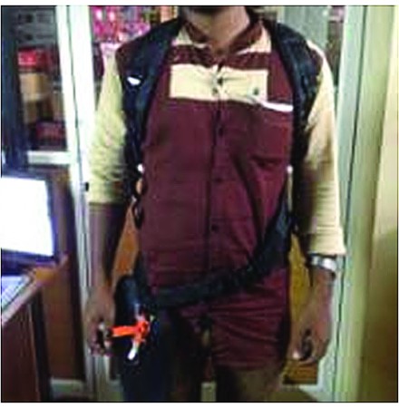 Harness with shoulder straps & soft padding for brush cutters RD