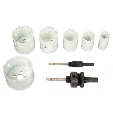 Bi-metal holesaws ø22-64mm 9pcs. Kit