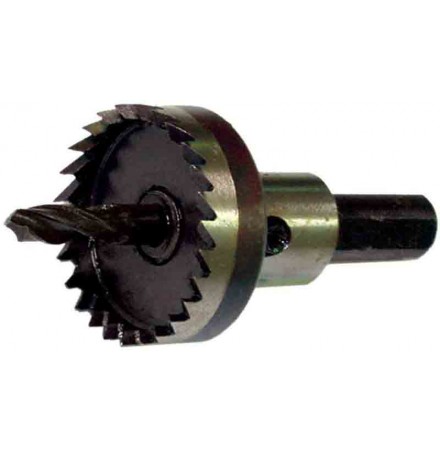 Sheet metal holesaw ø25mm with pilot drill bit HSS
