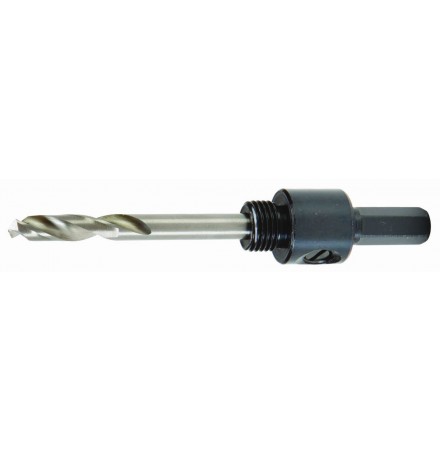 Holesaw Arbor with Pilot Masonry Drill Bit