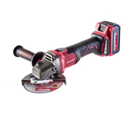 Raider RDI-AGB61 Cordless Brushless Angle Grinder Set